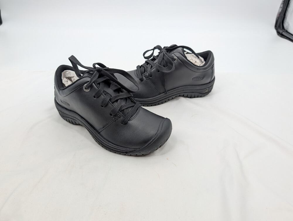 KEEN Utility Women PTC Oxford Low Height Non Slip Chef Food Service Shoe Black 6
